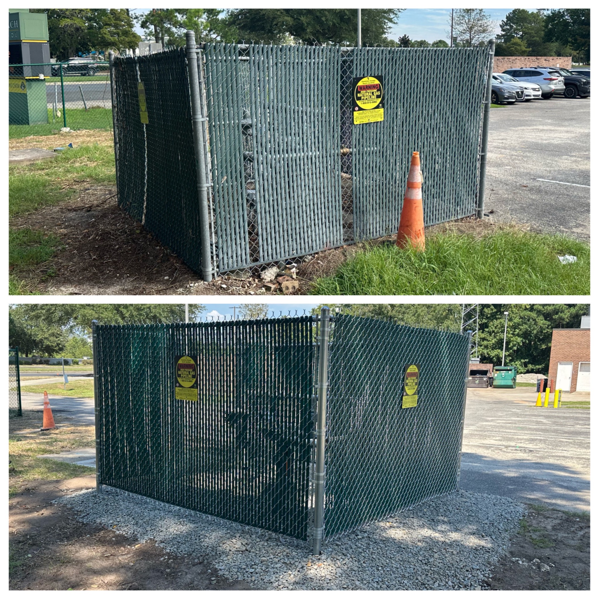 BlackRock industrial security fence